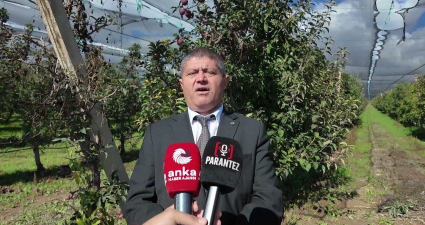 Isparta Ziraat Odası Başkanı Muslahattin Can Selçuk, elma fiyatlarının bahçeden