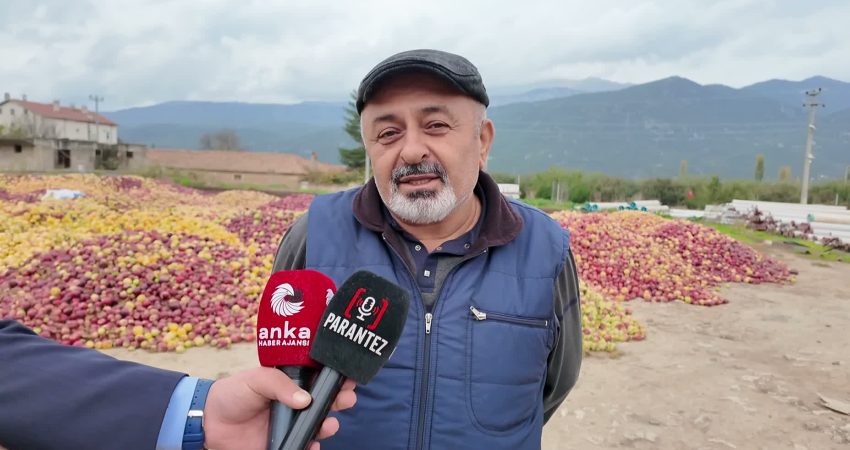 Isparta’da elma üreticileri, meyve suyu fabrikalarına verilen elmanın kilogram fiyatının