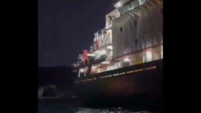 İstanbul Boğazı'nda, Bulgaristan’dan İtalya’ya seyir halindeyken makine arızası nedeniyle Kanlıca