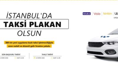 İBB’nin “Uygulama Bazlı Taksi Modeli” büyümeye ve İstanbul genelinde yaygınlaşmaya