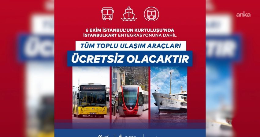 İstanbul Büyükşehir Belediyesi, İstanbul’un düşman işgalinden kurtuluşunun 103. yılı dolayısıyla