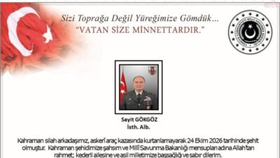 Milli Savunma Bakanı Yaşar Güler, İstihbarat Albayı Sayit Gökgöz’ün askeri