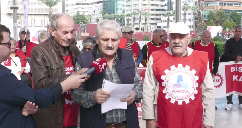 DİSK’e bağlı Devrimci Emekliler Sendikası Ege Bölge Temsilciliği ve İzmir