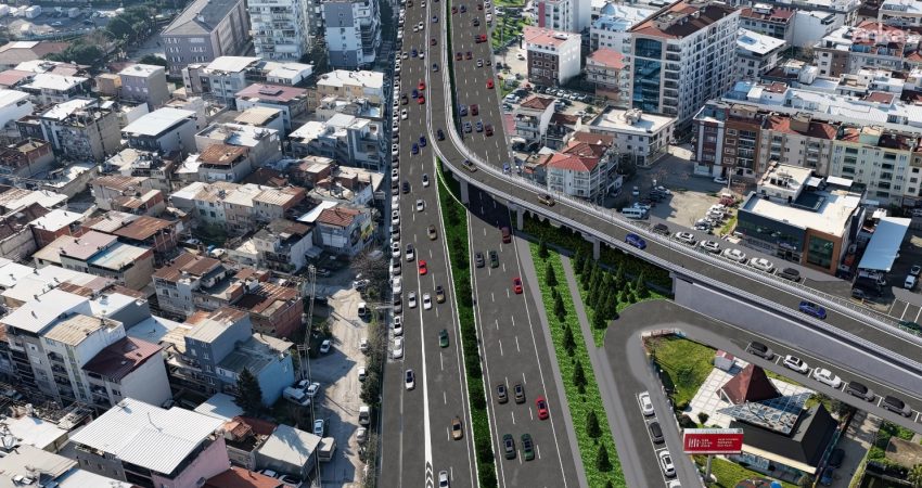 İzmir’de iki bulvar “üst geçitle” birbirine bağlanacak İzmir Büyükşehir Belediyesi, Girne Bulvarı ile Nazım Hikmet Bulvarı arasında