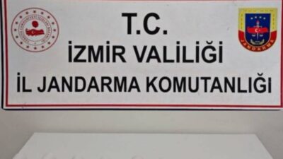 İzmir'in Seferihisar ilçesinde jandarma ekiplerince düzenlenen uyuşturucu operasyonunda 563 sentetik