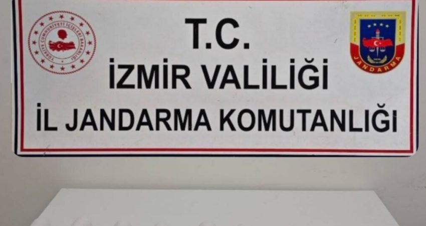 İzmir'in Seferihisar ilçesinde jandarma ekiplerince düzenlenen uyuşturucu operasyonunda 563 sentetik