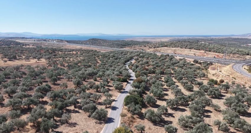 İzmir Büyükşehir Belediyesi, kuzey ilçelerinde yol yenileme çalışmalarını sürdürüyor. Bergama’da