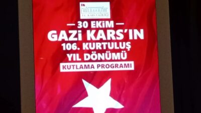  Kars’ın düşman işgalinden kurtuluşunun 106. yılı çeşitli etkinlikle kutlandı. Kars