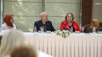 CHP Genel Başkanı Kemal Kılıçdaroğlu, gündelik ev işlerinde çalışan kadınlarla