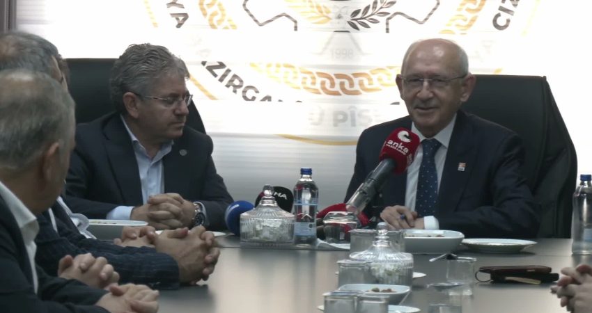 CHP Genel Başkanı Kemal Kılıçdaroğlu, Cizre Ticaret ve Sanayi Odası'na yaptığı