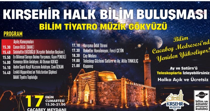 Kırşehir Belediyesi, Cacabey Gökbilim Medresesi’nin bilim tarihindeki mirasını yaşatmak ve