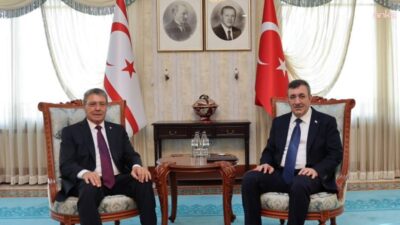 KKTC Başbakanı Ünal Üstel, Ankara temasları kapsamında bugün Cumhurbaşkanı Yardımcısı