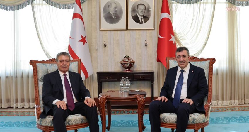 KKTC Başbakanı Ünal Üstel, Ankara temasları kapsamında bugün Cumhurbaşkanı Yardımcısı