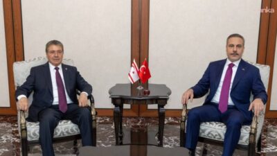 KKTC Başbakanı Ünal Üstel, Ankara temasları kapsamında Dışişleri Bakanı Hakan