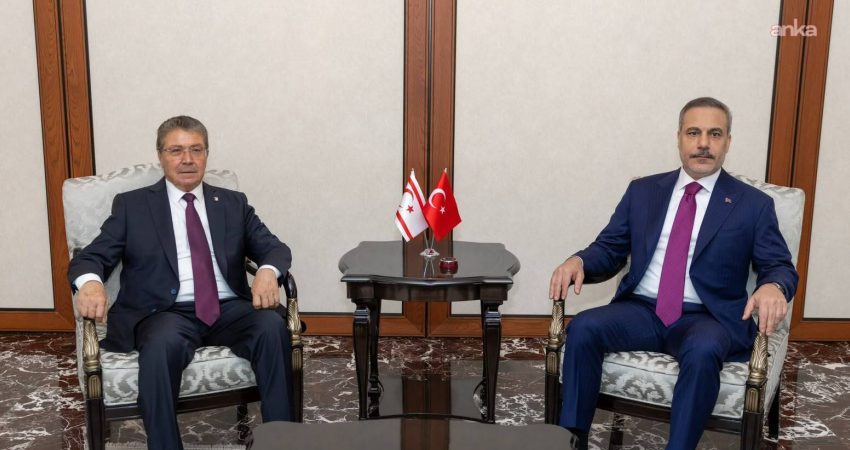 KKTC Başbakanı Ünal Üstel, Ankara temasları kapsamında Dışişleri Bakanı Hakan