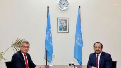KKTC Cumhurbaşkanı Tufan Erhürman ile GKRY Lideri Nikos Hristodulidis, 13