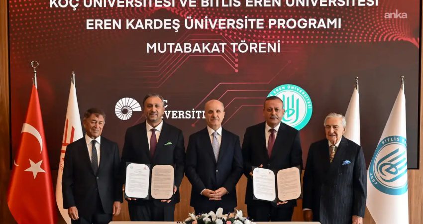 Koç Üniversitesi ile Bitlis Eren Üniversitesi arasında Kardeş Üniversite Programı Mutabakat Anlaşması imzalandı Koç Üniversitesi ile Bitlis Eren Üniversitesi arasında Kardeş Üniversite Programı