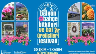 İzmir Büyükşehir Belediyesi’nin düzenlediği 4. Balkon-Bahçe Bitkileri ve Bal Üreticileri