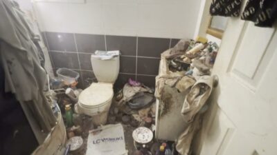 Kuşadası Belediyesi ekipleri, kötü koku şikâyeti üzerine Soğucak Mahallesi’nde bulunan