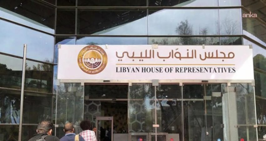 Libya'nın doğusundaki Halife Hafter'e yakınlığıyla bilinen Temsilciler Meclisi, Türkiye ile