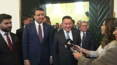 Saadet Partisi Genel Başkanı Mahmut Arıkan, Cumhurbaşkanı Yardımcısı Cevdet Yılmaz'ın