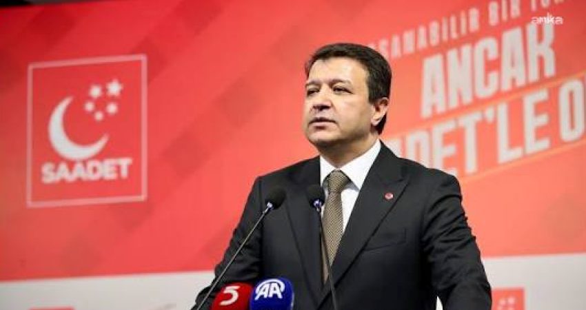 Saadet Partisi Genel Başkanı Mahmut Arıkan, fon krizine sosyal medya