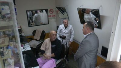 Manisa Büyükşehir Belediye Başkanı Besim Dutlulu, Demirci’de muhtarlarla bir araya