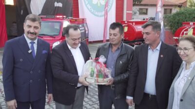 Manisa Büyükşehir Belediyesi, Kula’da kırsal mahallelerin yangın müdahale kapasitesini güçlendirdi.