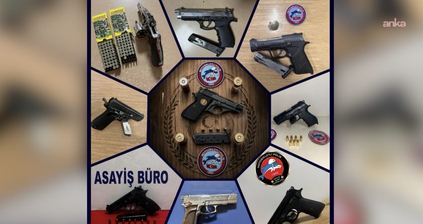 Manisa'da polisin son bir ayda düzenlediği uygulama ve operasyonlarda yakalanan