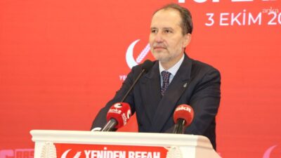 Yeniden Refah Partisi Genel Başkanı Fatih Erbakan, Manisa’nın Akhisar ilçesinde