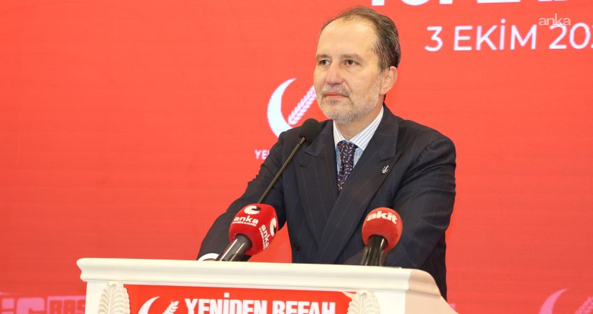 Yeniden Refah Partisi Genel Başkanı Fatih Erbakan, Manisa’nın Akhisar ilçesinde