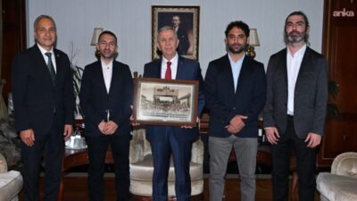 Ankara Büyükşehir Belediye Başkanı Mansur Yavaş, Özel Öğretmenler Sendikası yöneticileriyle