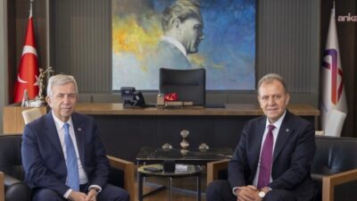 Ankara Büyükşehir Belediye Başkanı Mansur Yavaş, Mersin Büyükşehir Belediye Başkanı