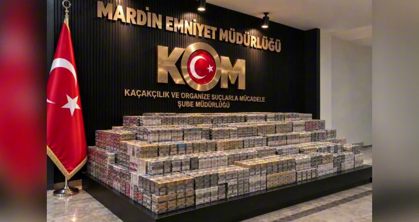 Mardin’de 12 bin 900 paket kaçak sigara ele geçirildi Mardin’in Midyat ilçesinde durdurulan iki ayrı araçta yapılan aramalarda 12