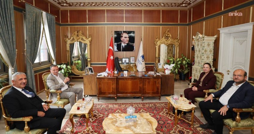 MASKİ Genel Müdürü Ali Kılıç ve beraberindeki heyet, Şehzadeler Belediye