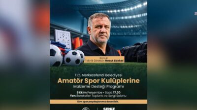 Merkezefendi Belediyesi, ilçede faaliyet gösteren amatör spor kulüplerine farklı branşlarda