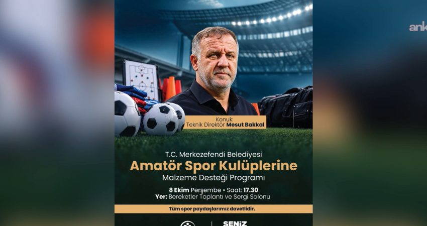 Merkezefendi Belediyesi, ilçede faaliyet gösteren amatör spor kulüplerine farklı branşlarda