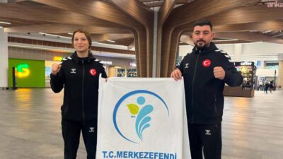 Merkezefendi Spor Kulübü’nün milli boksörü Nefise Kaymakçı, Karadağ’ın Budva kentinde