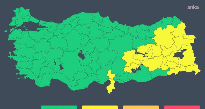 Meteoroloji’den 17 il için kuvvetli sağanak uyarısı İçişleri Bakanlığı, Meteoroloji Genel Müdürlüğü'nün son değerlendirmelerine göre 6 Ekim