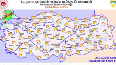 Meteoroloji Genel Müdürlüğü (MGM), Edirne, Kırklareli ve Tekirdağ çevreleri ile
