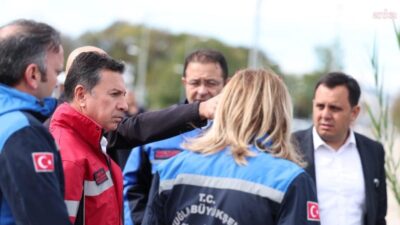 Muğla Büyükşehir Belediye Başkanı Ahmet Aras, şiddetli yağışlardan etkilenen Dalaman’da