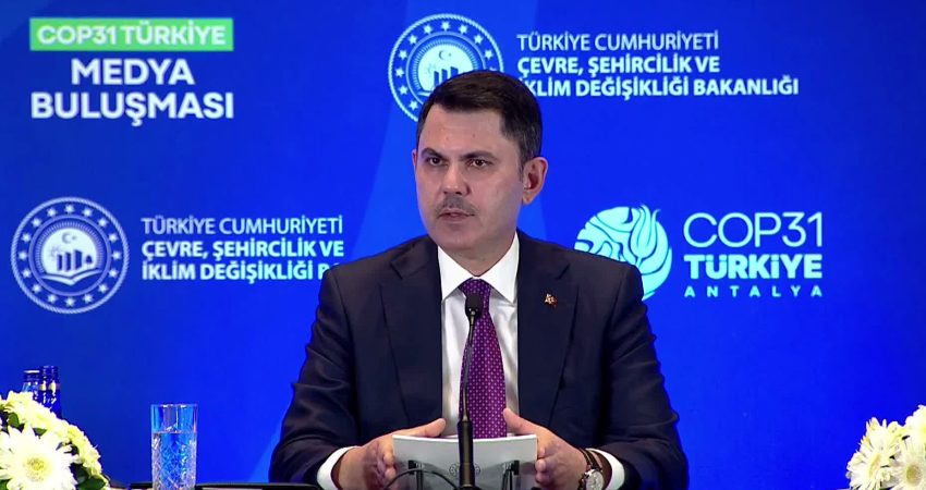 Çevre, Şehircilik ve İklim Değişikliği Bakanı Murat Kurum, 9-20 Kasım