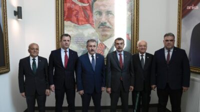 BBP Genel Başkanı Mustafa Destici, Milli Eğitim Bakanı Yusuf Tekin'i