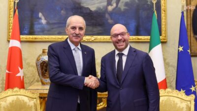 TBMM Başkanı Numan Kurtulmuş, Avrupa Parlamento Başkanları Konferansı dolayısıyla bulunduğu İtalya’nın