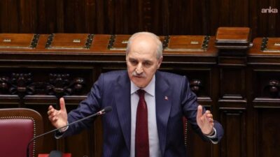TBMM Başkanı Numan Kurtulmuş, Avrupa Parlamento Başkanları Konferansı'nda konuşan Güney