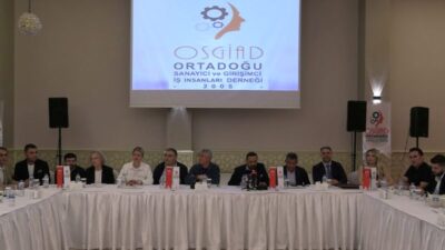 Orta Doğu Sanayici ve Girişimci İş İnsanları Derneği’nin (OSGİAD) davetiyle