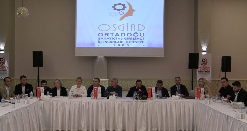 Orta Doğu Sanayici ve Girişimci İş İnsanları Derneği’nin (OSGİAD) davetiyle