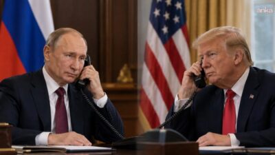 Rusya Devlet Başkanı Vladimir Putin, ABD Başkanı Donald Trump ile