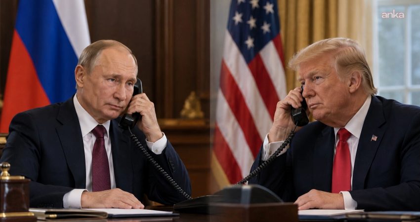 Rusya Devlet Başkanı Vladimir Putin, ABD Başkanı Donald Trump ile