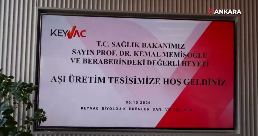Sağlık Bakanı Kemal Memişoğlu, Keyvac Biyolojik Ürünler tesisini ziyaret etti Sağlık Bakanı Kemal Memişoğlu, Ankara’da faaliyet gösteren Keyvac Biyolojik Ürünler